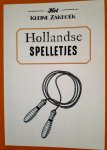  - Het kleine zakboek Hollandse spelletjes