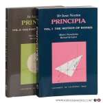 Newton, Isaac. - Sir Isaac Newton’s Mathematical Principles of Natural Philosophy and His System of the World. Translated into English by Andrew Motte in 1729. The translation revised and supplied by Florian Cajori. Volume One: The Motion of Bodies. Volume Two...