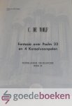 Wolf, C. de - Fantasie over Psalm 33 en 4 koraalvoorspelen, Klavarskribo *nieuw*