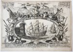 after Willem Outgersz. Akersloot (fl. 1624-1634), after Jan Philipsz. van Bouckhorst (1588-1631) - [antique print, etching] Unknown master after W.O. Akersloot after J. P. van Bouckhorst, The capture of Damietta, after 1628.