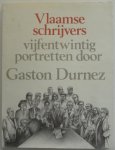 Durnez, Gaston; Illustrator : Abeele, Paul van den - Vlaamse Schrijvers vijfentwintig portretten Met krantenknipsel Durnez, Gaston; Illustrator : Abeele, Paul van den - Vlaamse Schrijvers vijfentwintig portretten Met krantenknipsel