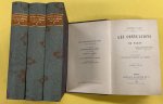 CAMP, MAXIME DU. - Les Convulsions de Paris. Tome premiere: Les prisons pendant la Commune [1897; Huitième edition]. Tome II : Épisodes de la Commune . Tome III : Les sauvetages pendant la Commune [1898; huitième edition]; Tome IV : La Commune à l'Hôtel de Vill...
