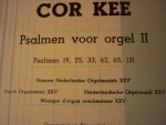Kee; Cor - Psalmen voor orgel - Band II; (KLavarskribo)