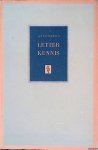 Tschichold, Jan - Letterkennis