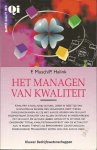 Musch, F. en P. Halink - Het managen van kwaliteit. Een praktische handleiding