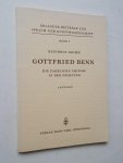 BENN, GOTTFRIED, - Die farliche Chiffre in der Dichtung von Reinhold Grimm.