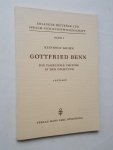 BENN, GOTTFRIED, - Die farliche Chiffre in der Dichtung von Reinhold Grimm.