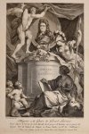 Carlo Maratta (1625-1713) after Gerard de Lairesse (1641-1711) - [Antique print, engraving] Allegory on the glory of Gerard de Lairesse [Allegorie a la Gloire de Gerard Lairesse]/Allegorie over Gerard de Lairesse, published 1791.
