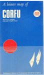 Redactie - A leisure map of Corfu with Paxi, Antipaxi and plan of Corfu Town