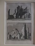 Rijnsburg. - Overblyfsel der Abdye te Rynsburg/ Overblyfsel der Abdye te Rynsburg, 1730.