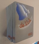 Johan Coumou & Machiel Wilmink. - De Klok. Maandblad voor het bakkersbedrijf. Huisorgaan van de fabriek "Zeelandia" - Jaargang '33, '35, '36, '37 & '38.