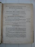  - Procès-verbaux du conseil d'état, contenant la discussion du projet de code civil. An XII.