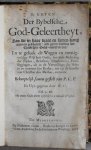 Leenhof, Fredericus van - De Keten der Bybelsche God-Geleertheyt (...) Deel 1 en 2.