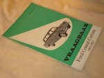 OLYSLAGER P. - Vraagbaak voor uw Ford Consul Cortina 1962-1965
