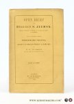 Huisman, H. H. - Open brief aan Broeder H. Zeeman, Meester Vrijmetselaar en Redenaar in de Loge "La Charité" te Amsterdam, naar aanleiding zijner onbroederlijke philippica, geplaatst in het "Maçonniek Weekblad" van 20 Mei 1867. Door H. H. Huisman, Lid der Loge...