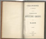 Vries, Jo. de, J. Craandijk, L. Hesta, N.G. Knoop Coopmans, J.K. Tadema (redactiecommissie) - Gezangboek in gebruik bij de Vereenigde Doopsgezinde Gemeente te Haarlem, 2dln. in een band (1: Doopsgezinde liederen; 2: Christelijke gezangen)
