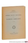 Meillet, A. - Aperçu d'une histoire de la langue grecque. 7e édition.