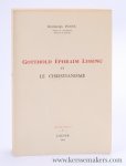 Pons, Georges. - Gotthold Ephraïm Lessing et le christianisme.