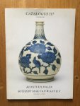  - 2 Catalogi Sotheby Mak van Waay: Catalogus 317, 30 oktober 1980 - Catalogus 329, 21 mei 1981