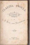 Kits van Heijningen, G.P. - Claudia Procla. Een vrouwenbeeld
