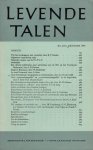 Schaar, Dr. J. van der (redactie) - Levende talen, nummer 226, oktober 1964