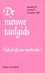Sötemann, A.L. e.a. (redactie) - De nieuwe taalgids, jaargang 74, nummer 6, november 1981