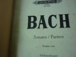 Bach; J. S. (1685-1750) - Sonaten / BWV 1001-1006 fur Violine Solo (herausgegeben von J. Hellmesberger / neu redivierte ausgabe von Carl Herrmann)