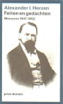 Herzen, Alexander I. - Feiten en gedachten. Memoires, derde boek 1847-1852.