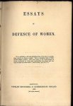 - - Essays in defence of women - - Essays in defence of women
