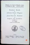 A. L. Corin - Hundert briefe van Johann Ernst Wagner an Jean Paul Fr. Richter und August Von Studnitz A. L. Corin - Hundert briefe van Johann Ernst Wagner an Jean Paul Fr. Richter und August Von Studnitz