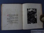 Franz De Backer en Jan Frans Cantre. - De witte vijand. Geïllustreerd met vier oorspronkelijke houtsneden van Jan Frans Cantre. [N°110 van 150 exemplaren.]