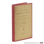 Huebner, L. - Ebene und räumliche Geometrie des Masses in organischer Verbindung mit der Lehre von den Kreis- und Hyperbelfunktionen neu dargestellt. Zweite Ausgabe. Huebner, L. - Ebene und räumliche Geometrie des Masses in organischer Verbindung mit der Lehre von den Kreis- und Hyperbelfunktionen neu dargestellt. Zweite Ausgabe.