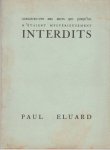 Paul Eluard - Quelques-uns des mots qui jusqu'ici m'étaient mystérieusement intedits.
