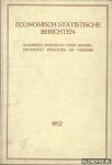Diverse auteurs - Economisch-Statistische Berichten. Algemeen weekblad voor handel, nijverheid, financiën en verkeer. Nos 1806-1857 1952 Diverse auteurs - Economisch-Statistische Berichten. Algemeen weekblad voor handel, nijverheid, financiën en verkeer. Nos 1806-1857 1952