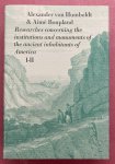 HUMBOLDT,  ALEXANDER VON &  AIME BONPLAND. - Researches concerning the institutions & monuments of the ancient inhabitants of America : with descriptions & views of some of the most striking scenes in the Cordilleras! Volume I + Volume II   [ in one book ].