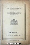 Maatschappij tot Exploitatie van Staatsspoorwegen, Hollandsche Ijzeren Spoorweg-Maatschappij - Maatschappij tot Exploitatie van Staatsspoorwegen te Utrecht. Hollandsche Ijzeren Spoorweg-Maatschappij Verslag over het jaar 1930