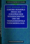 Orth, Ernst Wolfgang - Edmund Husserls >Krisis der Europäischen Wissenschaften und die Transzendentale Phänomenologie: Vernunft und Kultur<: Vernunft und Kultur Orth, Ernst Wolfgang - Edmund Husserls >Krisis der Europäischen Wissenschaften und die Transzendentale Phänomenologie: Vernunft und Kultur<: Vernunft und Kultur