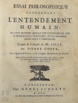 John Locke 33915, Pierre Coste 185623 - Essai philosophique concernant l'entendement humain