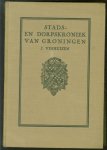 Vinhuizen, J. - Stads- en dorpskroniek van Groningen (1800-1900)