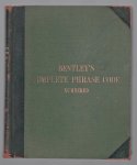 E L Bentley - Bentley's complete phrase code : with the cyphers numbered from 00000 to 31462 : (nearly 1000 million combinations) : with at least 2 letters difference between each half code-word