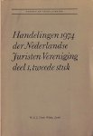 RED.- - Handelingen 1974 der Nederlandse Juristen-Vereniging.