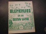 Lange; Gustav - Blumenlied; Op.39  /  Klavarskribo