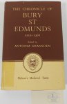 GRANSDEN, A., (ED.) - Chronica Buriensis. The chronicle of Bury of St Edmunds 1212 - 1301. Edited with introduction, notes and translation.