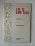 Karsemeijer Rudolf - Cantus populorum Volksliederen voor school-, jeugd- en vrouwenkoren