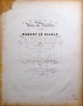 Herz, Jacques: - Cinq airs de ballets de Robert le diable. Arrangés en Rondeaux pour le piano. Op. 21. No. 1. Bacchanale