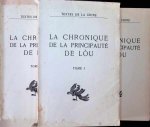 Séraphin Couvreur - La Chronique de la Principauté de Lou