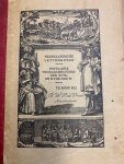 VRIES, R.W.P. DE,, - Nederlandsche Letterkunde. Populaire prozaschrijvers der XVIIe en XVIIIe eeuw (...) voorhanden bij R.W.P. de Vries, Singel 146 Amsterdam..