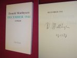 Donald Matthysen - December 1944 [Gesigneerd] Roman