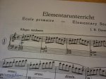 Duvernoy; J.B. - Elementarunterricht; Opus 176; Ecole Primaire