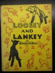Rees, Gladys M. - Loosey and Lankey; a Lamb's Tale, zeer rijk geïllustreerd door de schrijfster